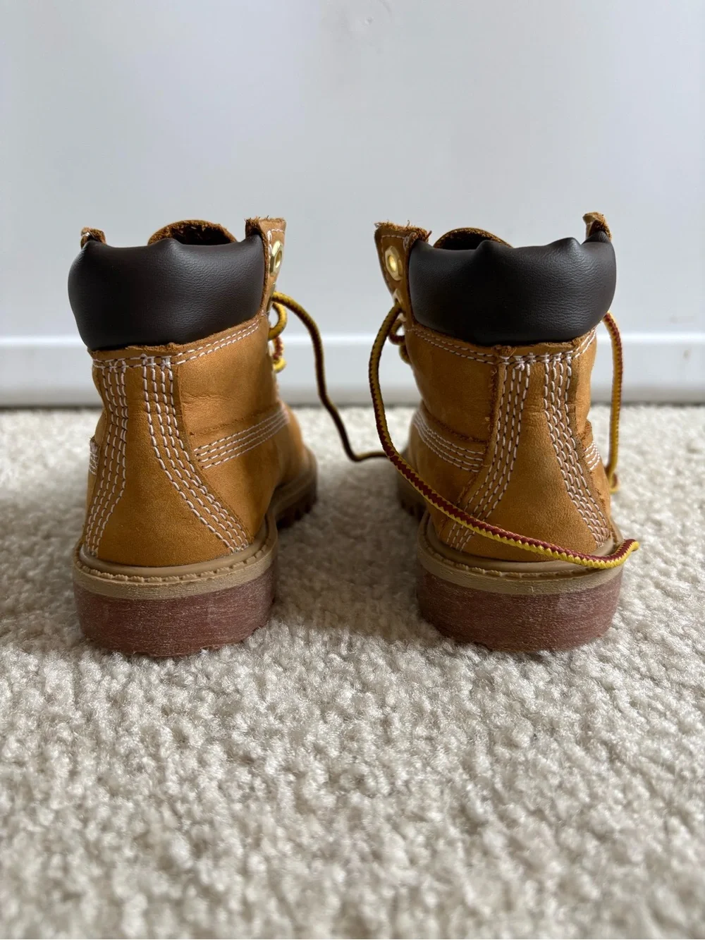 Timberland Kids Brown Wheat Nubuck Ankle Boots